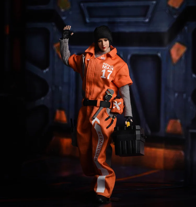 

1/6 18XG15 Repairman Agent Costume Clothing for 12" Male/Female Action Figure Doll Body