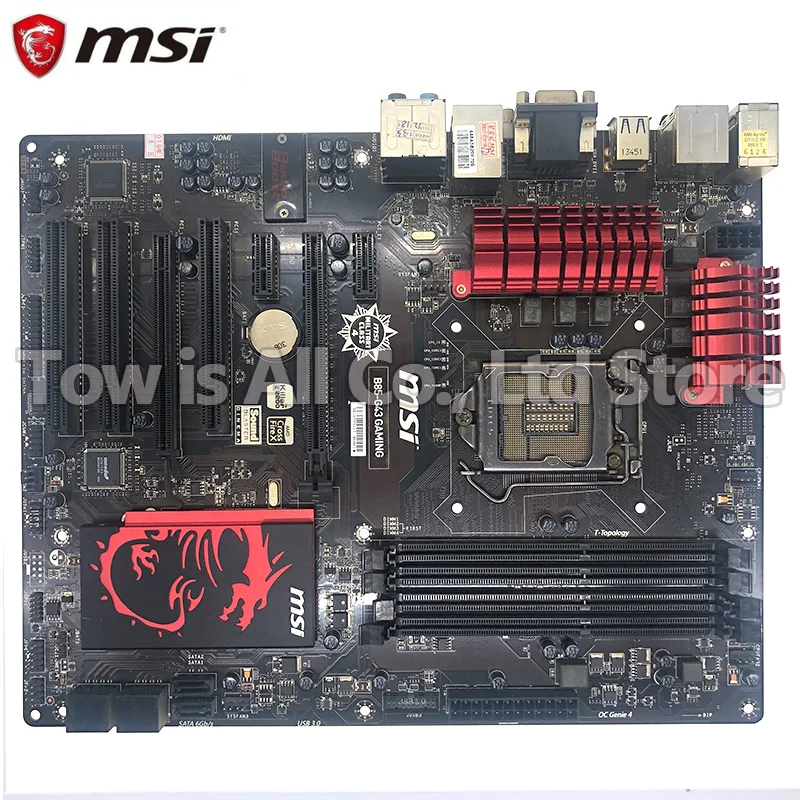 Материнская плата MSI игровая оригинальная материнская DDR3 LGA 1150 USB2.0 USB3.0 DVI HDMI VGA 32 ГБ