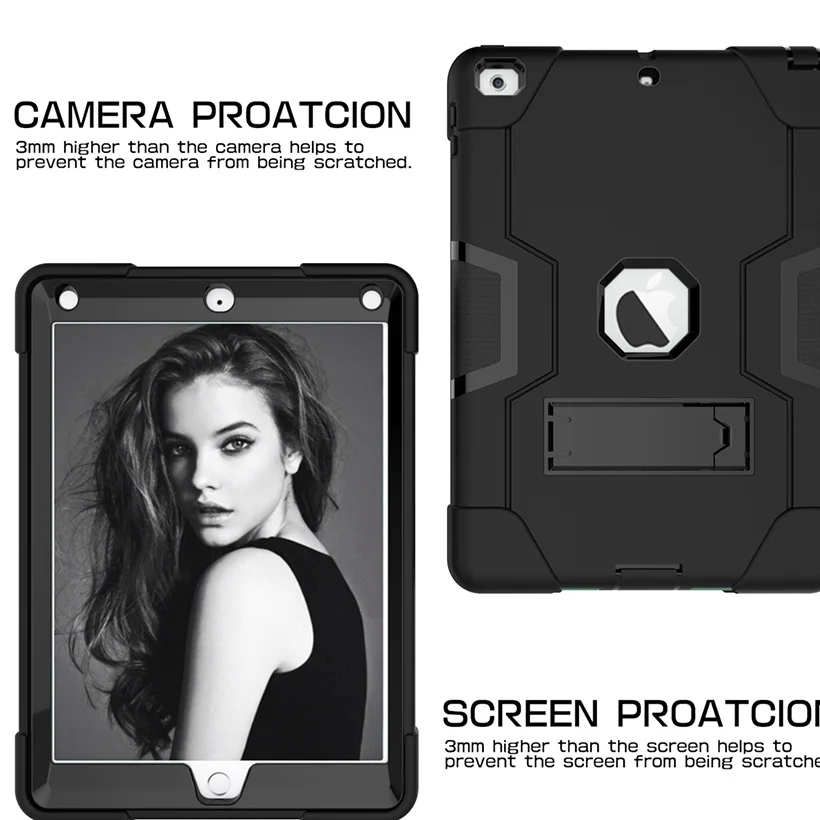 Противоударный чехол для iPad 6 поколения 2018 дюйма|Чехлы планшетов и электронных