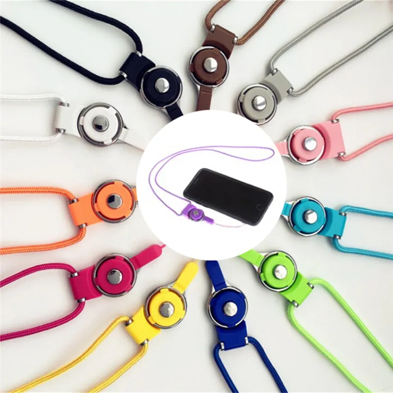 2 шт. карамельных цветов ремешок для мобильного телефона шнур ремешки с защитой