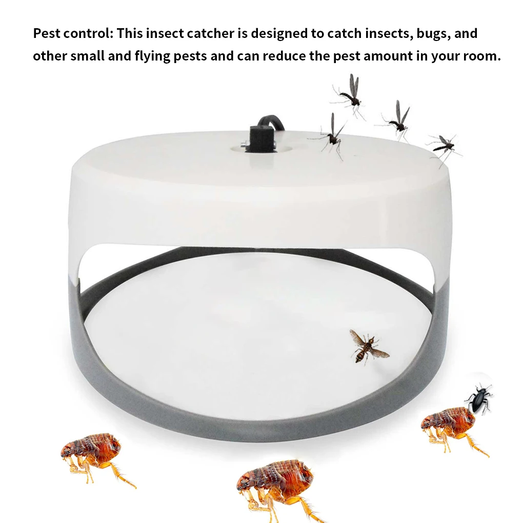 

Липкий купол в виде насекомых, круглый пластиковый абажур для борьбы с вредителями, Ловец насекомых для спальни, гостиной, инструмент для ло...