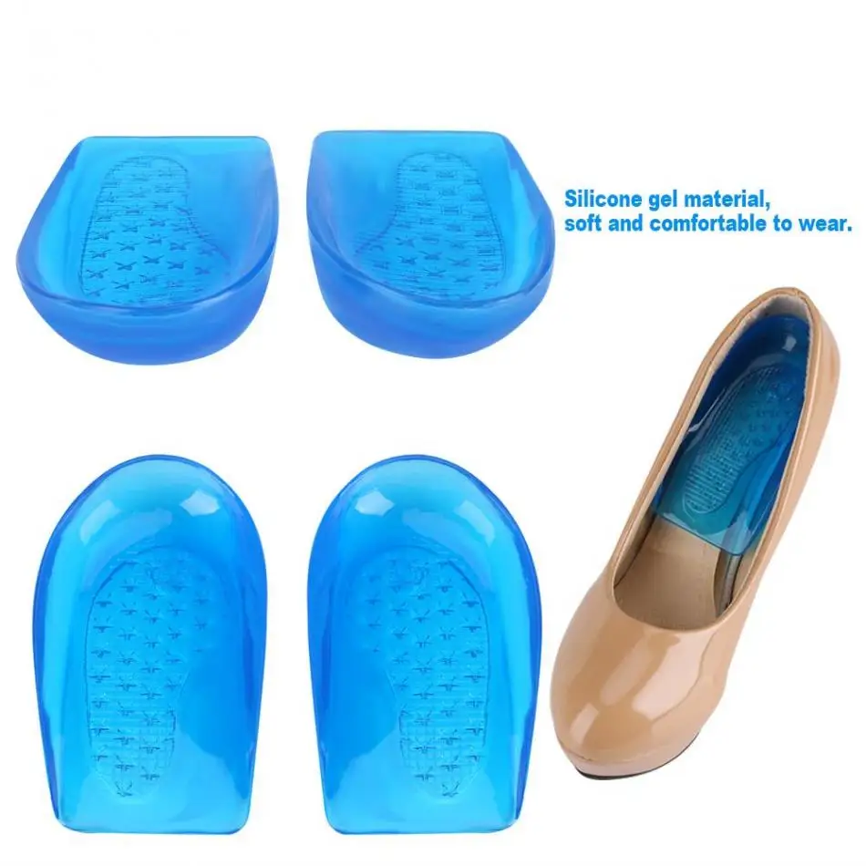 

Silicone Gel O/X Leg Correction Insoles Foot Orthotic Arch Support Shoes Insert Pads Heel Cup
