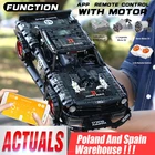 Детский конструктор со светодиодной подсветкой, совместимый высокотехнологичный конструктор для автомобиля Ford Mustang Hoonicorn RTR V2