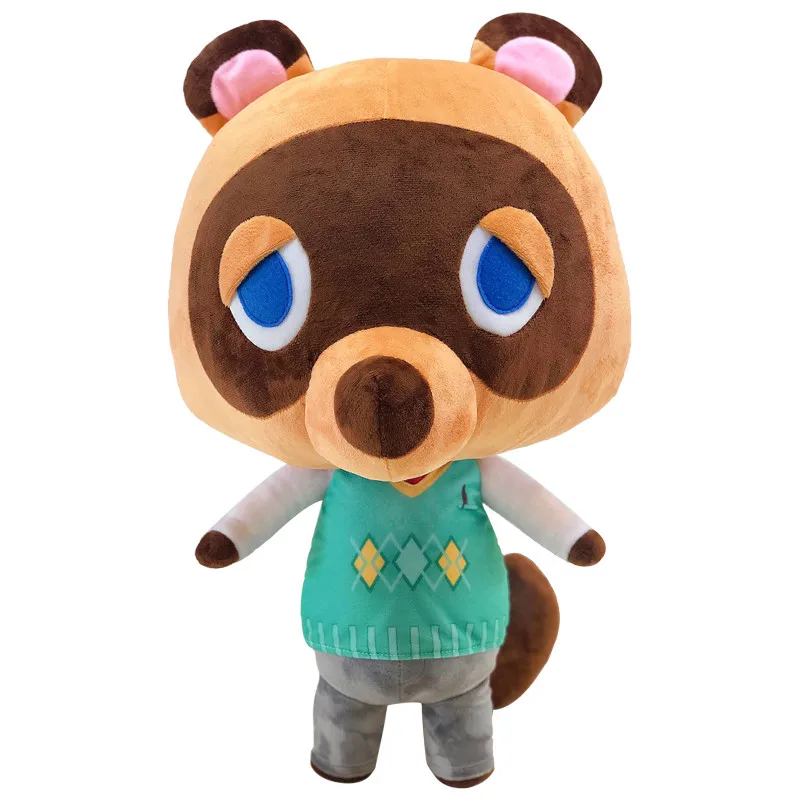 60 см плюшевые куклы Tom Nook енот животные перекрестные игры персонаж мультфильма