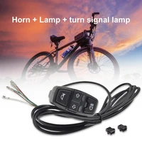 three in one switch easy to install handlebar mounted convenient headlight horn turn signal bike switch for electric scooter