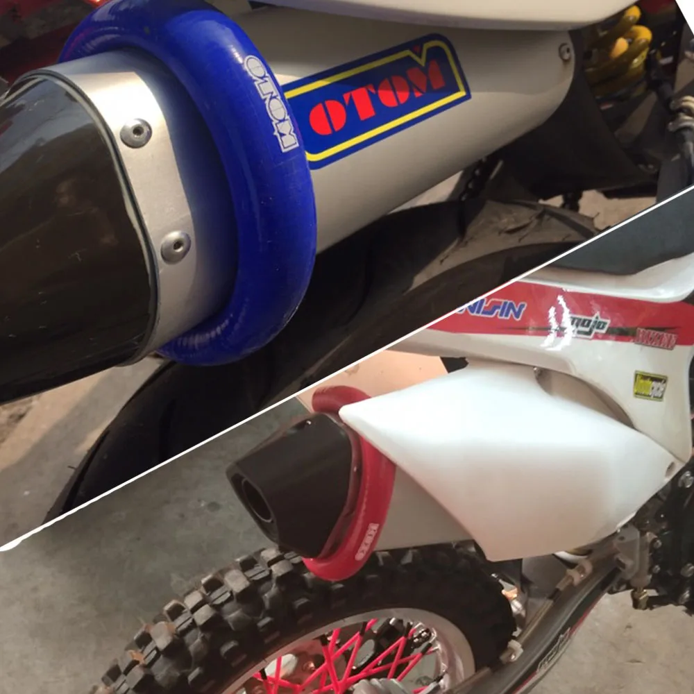 Мотоциклетные аксессуары универсальный размер 100 160 мм Овальный выхлопной