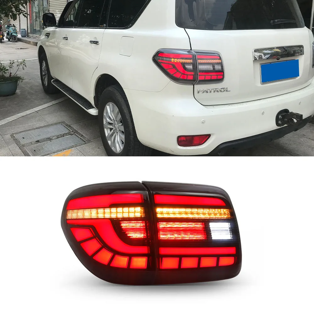 CSCSNL 2 шт. светодиодные задние фонари для Nissan патруль Y62 2008-2019 динамические