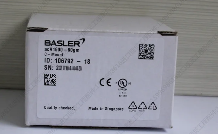 

For Basler acA1600-60gm black and white GigE Gigabit Industrial