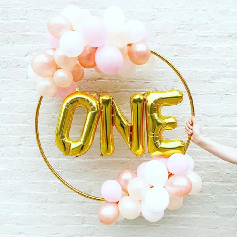 60/80/100 см детских празднований дня рождения Круглый/воздушные шары гирлянда шар в