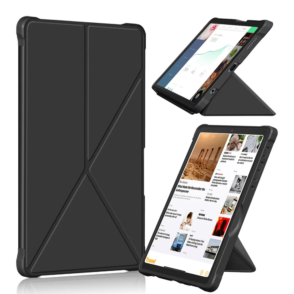 

Magnetic Case Samsung Galaxy Tab A7 Lite Case 2021 8.7 inch Multi-folding Stand SM-T220 SM-T225 8.7" 2021 Smart Folding Cover
