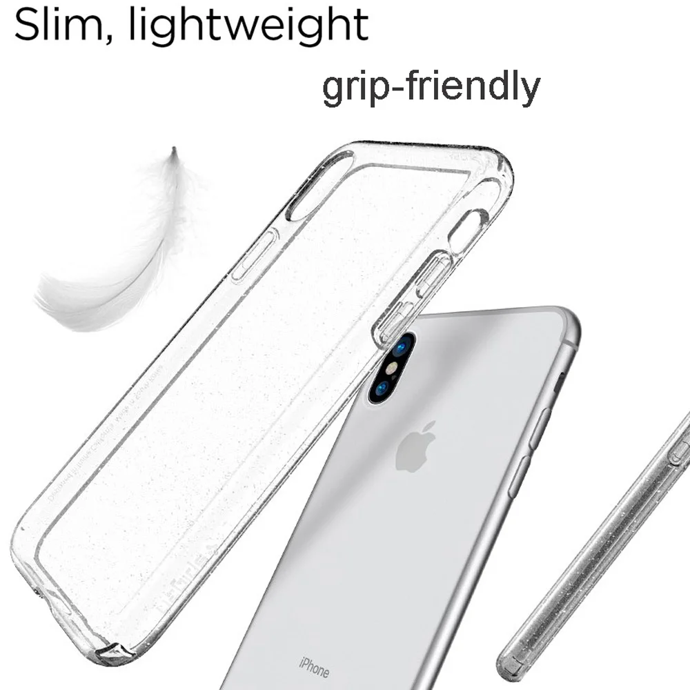 Esobest блестящий чехол с жидкими кристаллами для iPhone 12 Pro Xs Max Xr из ТПУ блестками IP 11 6