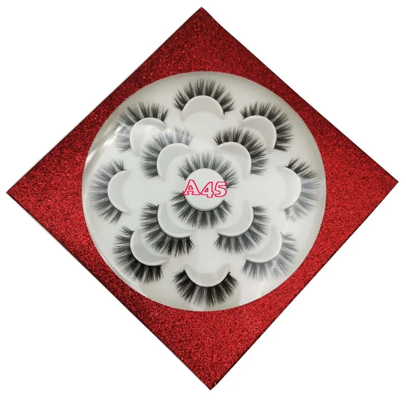 3D Искусственные норковые ресницы шелковые 16 пар толстые длинные накладные