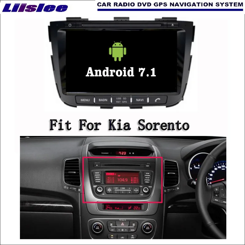 Liislee Android 7 1 2G RAM для Kia Sorento 2013 ~ 2014 новый автомобильный Радио Аудио Видео