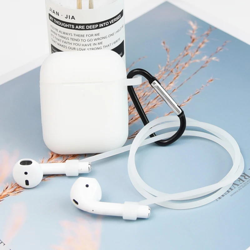 Transparent 3 in 1 Earphone Case for AirPods 2 Case Wireless Bluetooth Headphone Air Pods Protective for AirPod Case Accessories - Цвет: Transparent 3 in 1