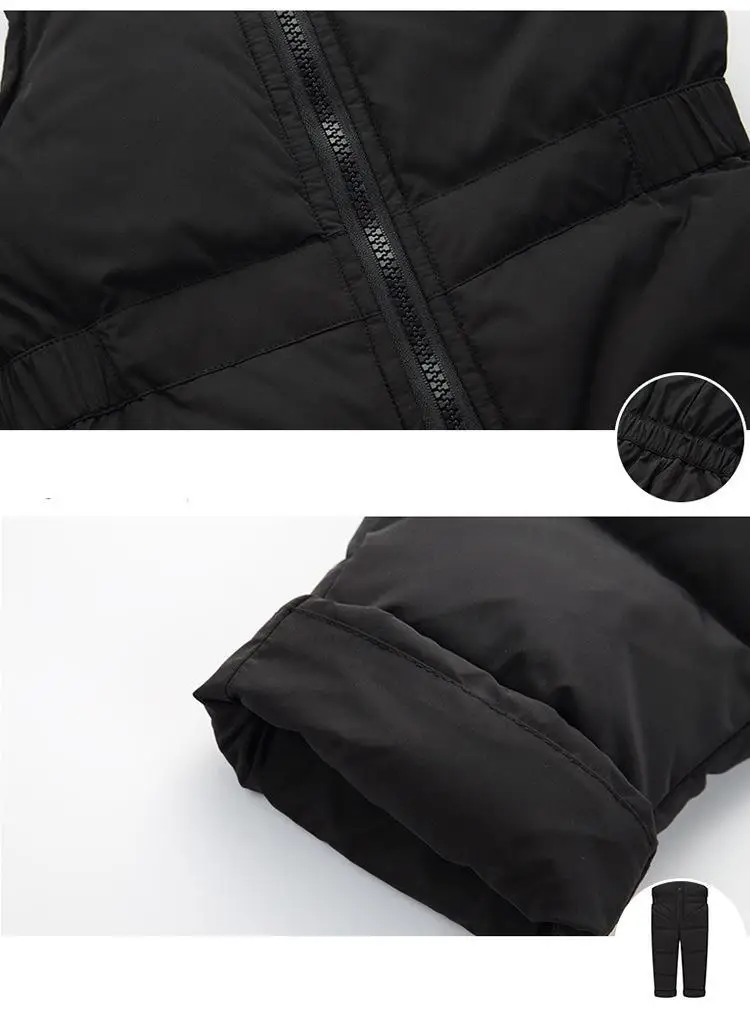 2021 г. Новая зимняя куртка для девочек зимнее пальто Зимний комбинезон маленьких