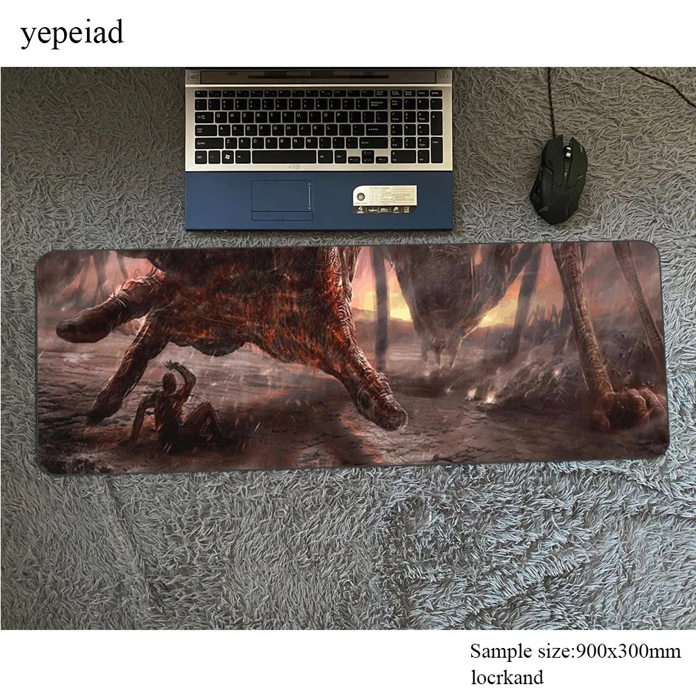 Большой игровой коврик для мыши, 900x300x4 мм