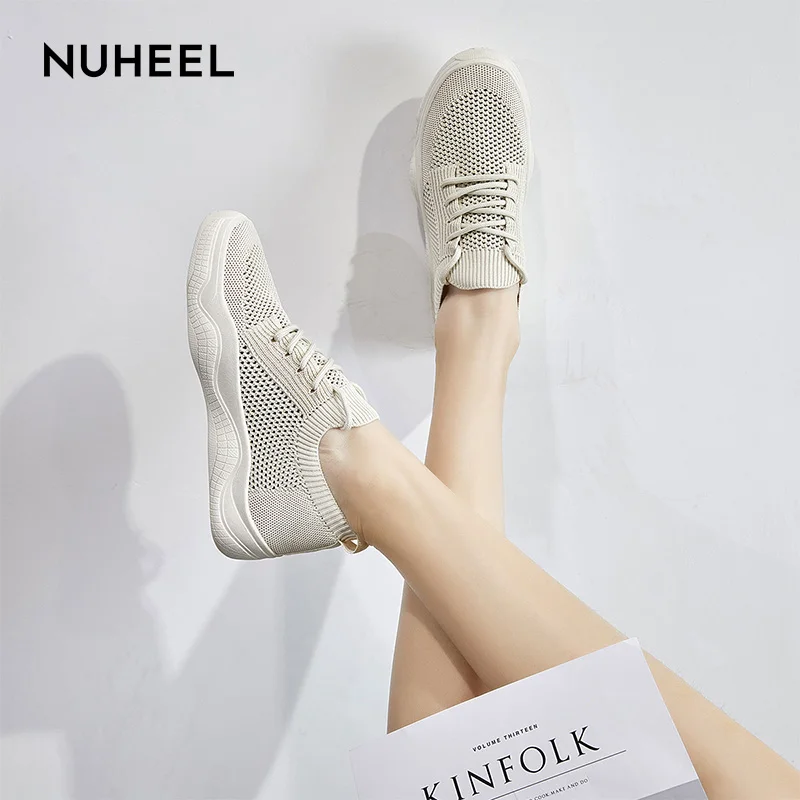 NUHELL/Женская обувь Сезон лето Новинка Корейские Повседневные Дышащие