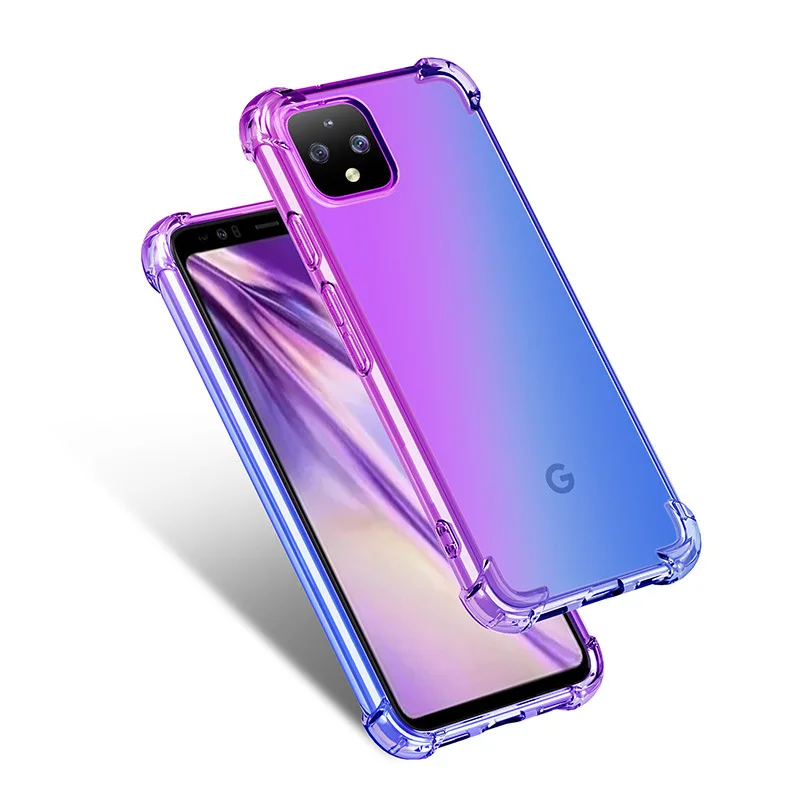 Чехол для телефона с градиентом Google Pixel 4 4XL мягкий силиконовый чехол из ТПУ
