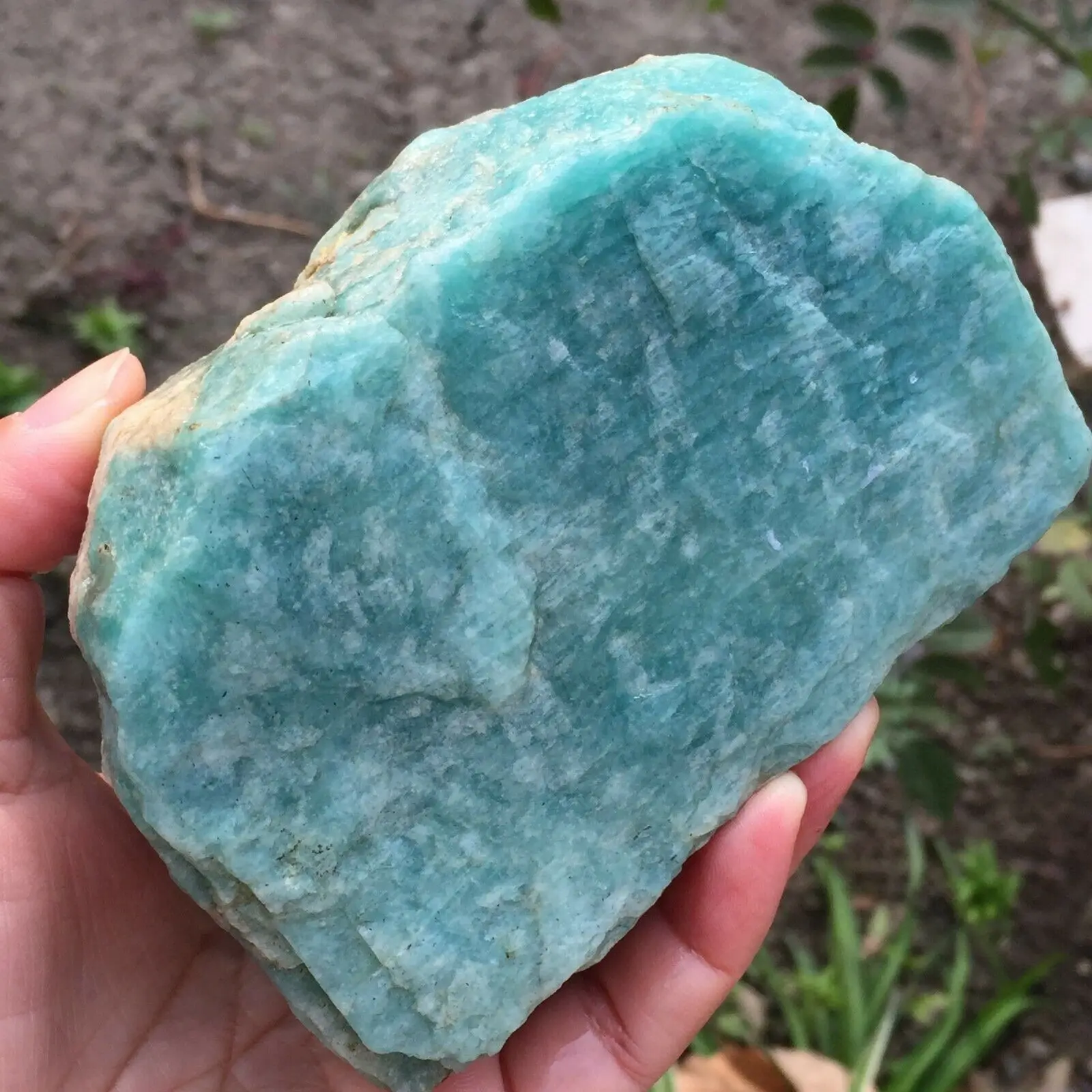 

Beautiful Natural Crystal Amazonite Stone Specimens Healing