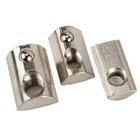 Алюминиевый экструзионный профиль 2020, 3030, 4040, 4545, CNC M4, M5, M6, M8, полукруглая эластичная пружинная гайка, шариковая гайка, 20 шт. или 50 шт. опционально