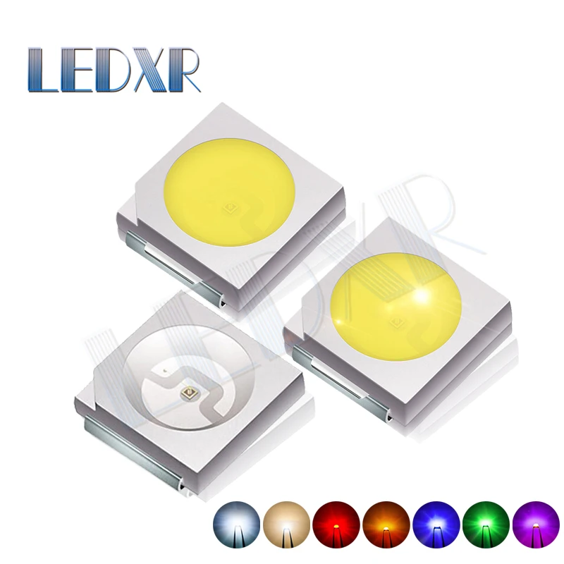 

3528 smd led highlight PLCC2 LED SMD lamp beads warm white white light yellow green blue LED SMD light-emitting diode