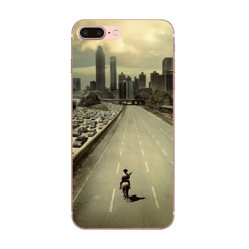 Walking Dead Рик Граймс Высокое качество мягкая задняя крышка для iPhone 11 Pro 4 4S 5 5S SE 5C 6 6S 7 8