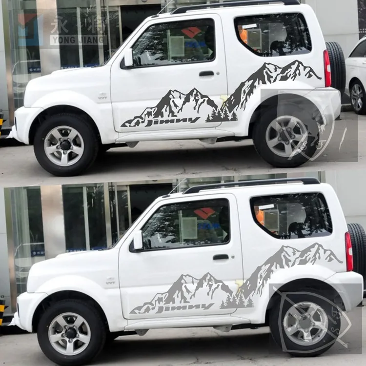 

Car Sticker FOR Suzuki Jimny Car 2010-2019 Exterior Decoration Jimny Snow Mountain Car Sticker