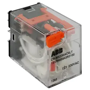 CR-MX230AC4LT 10229012 220VAC | 4NO+4NC | 5A Pluggable interface relay 1SVR405643R3100