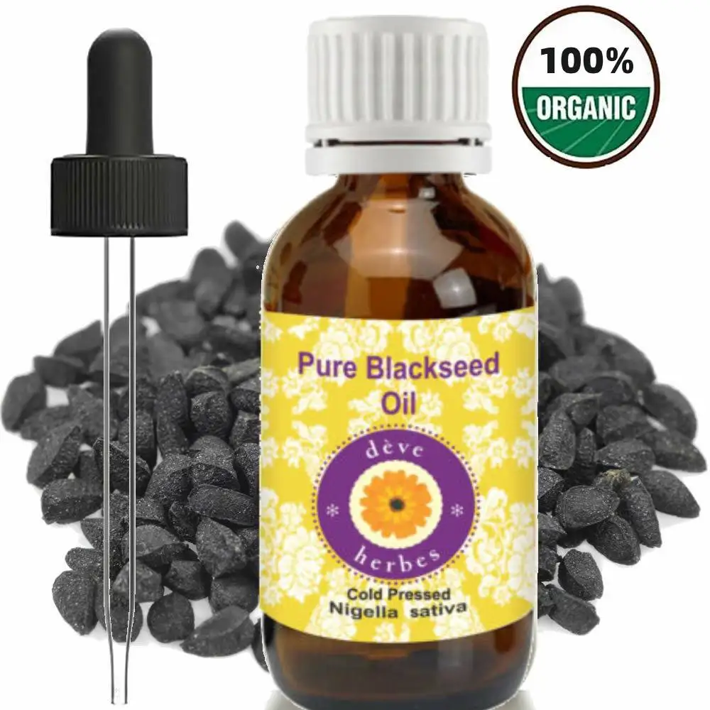 

100% Pure Virgin Organic Black Seed Oil Edible Cold Pressed Cumin Unrefined 5ml