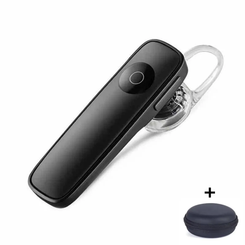 Black With Bag GutsyMan бизнес bluetooth наушники Беспроводная стерео гарнитура с micphone handsfree звонки наушники для смартфонов - Цвет: Black With Bag