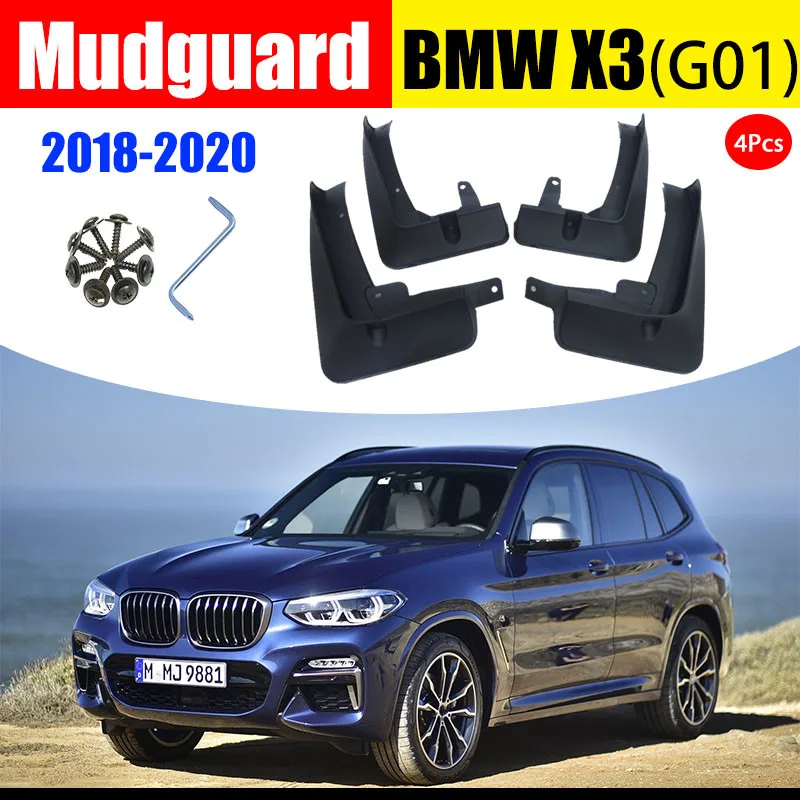

4 шт. для BMW X3 G01 крыло брызговиков Брызговики защитные крылья брызговик автомобиля acceossories Авто styline передний задний