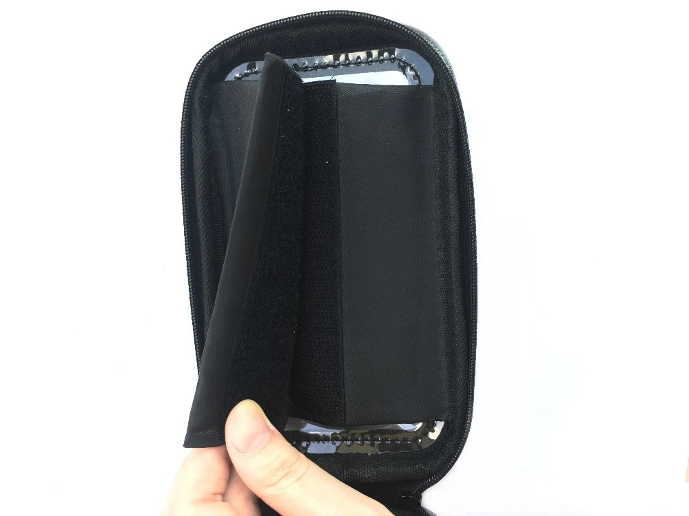 BuzzLee Outdoor Bike Scooter Cell Phone Handlebar Holder Stand w/ New Touch Screen Motorcycle Waterproof Zipper Phone Bag XXL