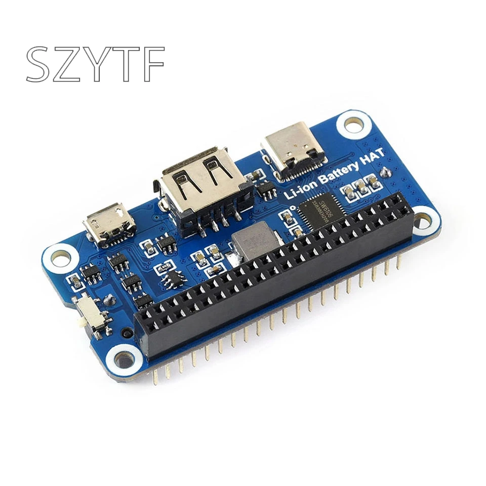 Raspberry Pi 4B 3 B/B+ плата расширения литиевой батареи нулевого поколения модуль 5V Мобильная мощность