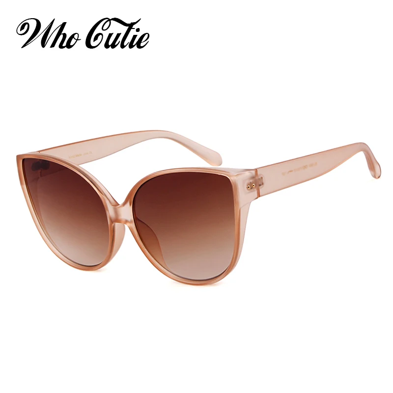Женские солнцезащитные очки с кошачьим глазом WHO CUTIE брендовые дизайнерские в