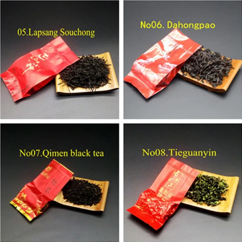 16 разных ароматов китайский чай включает в себя молоко Oolong Pu-erh травяной цветок