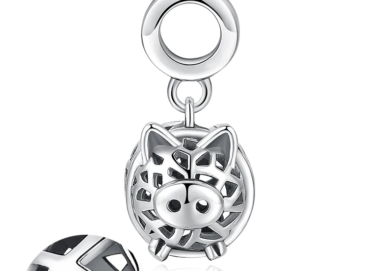 JewelryPalace 925 пробы Серебряный Pet Love Angry Pig Шарм бусины для мамы и дочки Новинка года Лидер продаж красивые подарки
