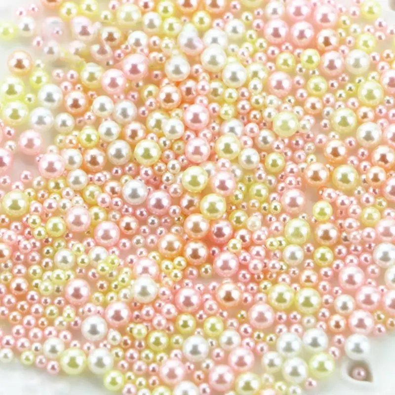 

About 500 Pcs 8 Color Crystal Epoxy Pearl Filling for Necklace Bracelet Jewelry Makeing Accessories