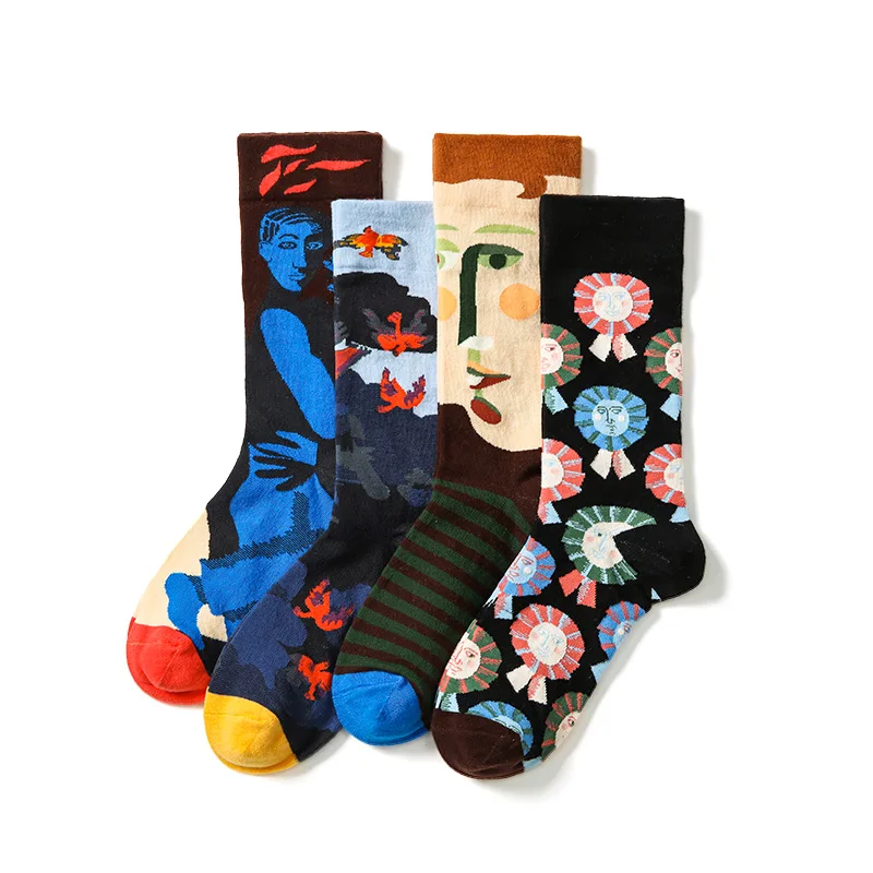 Новинка 2020 французские модные брендовые хлопковые носки для мужчин и женщин