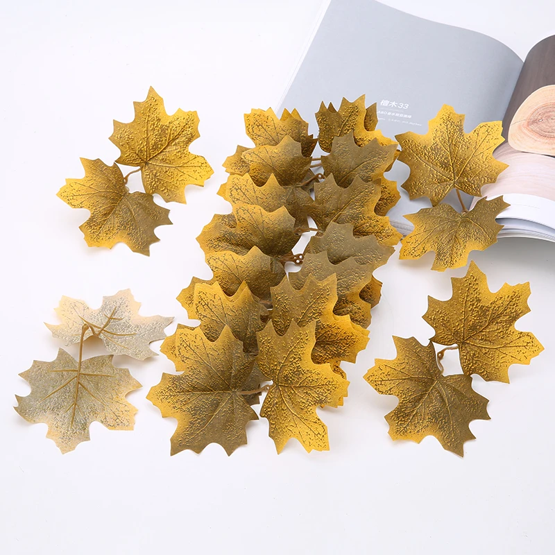 

Artificial Maple Leaf Artificial Plants Wall Ivy Garland Vase Wedding Decoration Home Decor Flowers DIY Accessories Fake Flowers