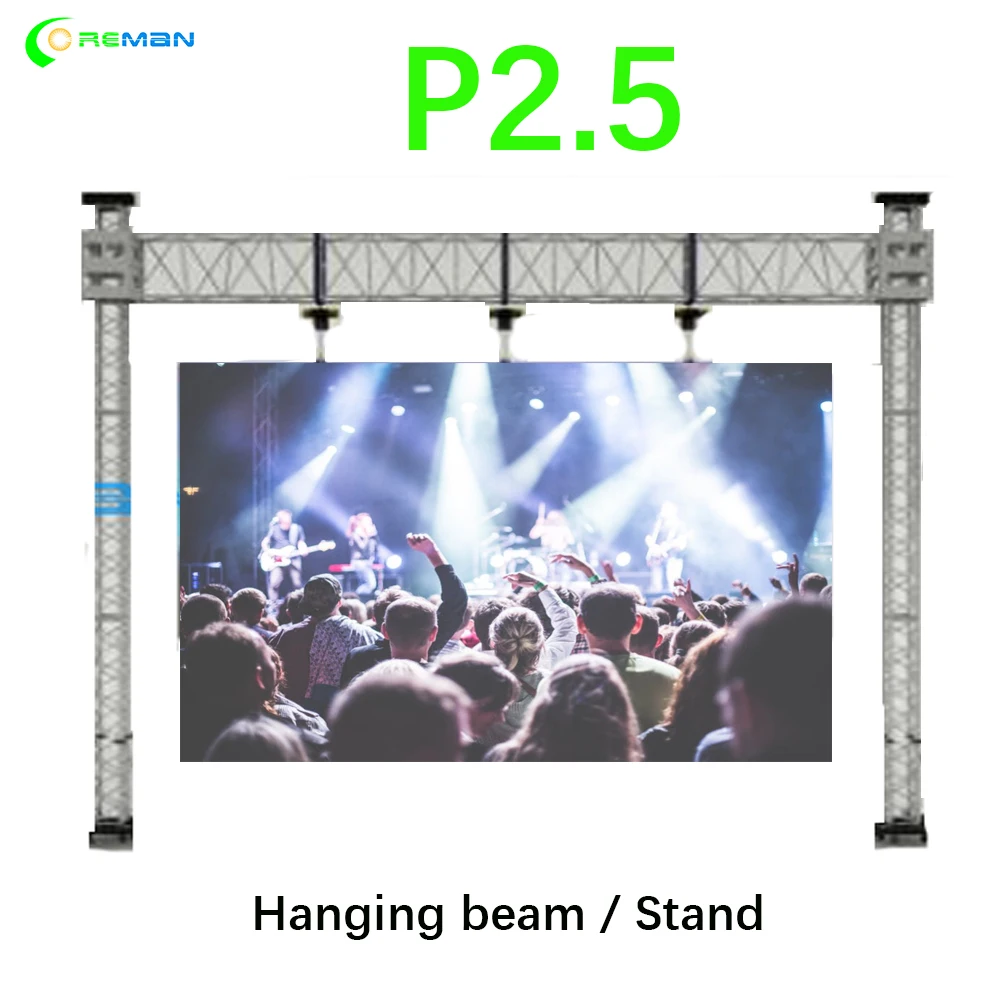 Полноцветная панель светодиодного модуля 128x64 P2.5 P2 P3 P4 64*64dots для помещения SMD2121