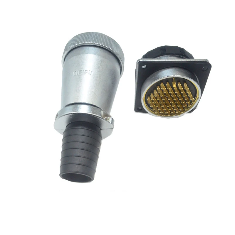 Оригинальные Weipu разъем WS55 TQ + Z 4 7 40 53 61 Pin вилка кабеля в рукаве женский квадратный