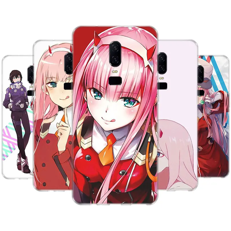 

Zero Two Darling FranXX Case For OnePLus One Plus 1+ 9R 9 8T Nord 8 Lite 7T 7 Pro 6T 6 5T 5 Transparent Silicone Cover Coque
