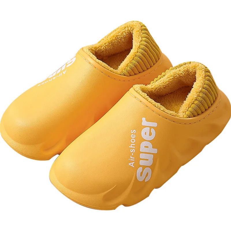

Shoes For Women Fluffy Slippers Fashion Couples Slides PU Waterproof Flip Flops Men Flat Indoor Slipper Luxury Designer Shoes