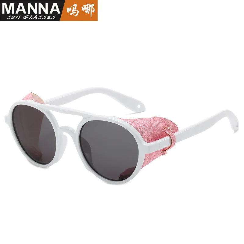 Новинка 2020 модные круглые линзы очки летние для улицы солнцезащитные подходят ко