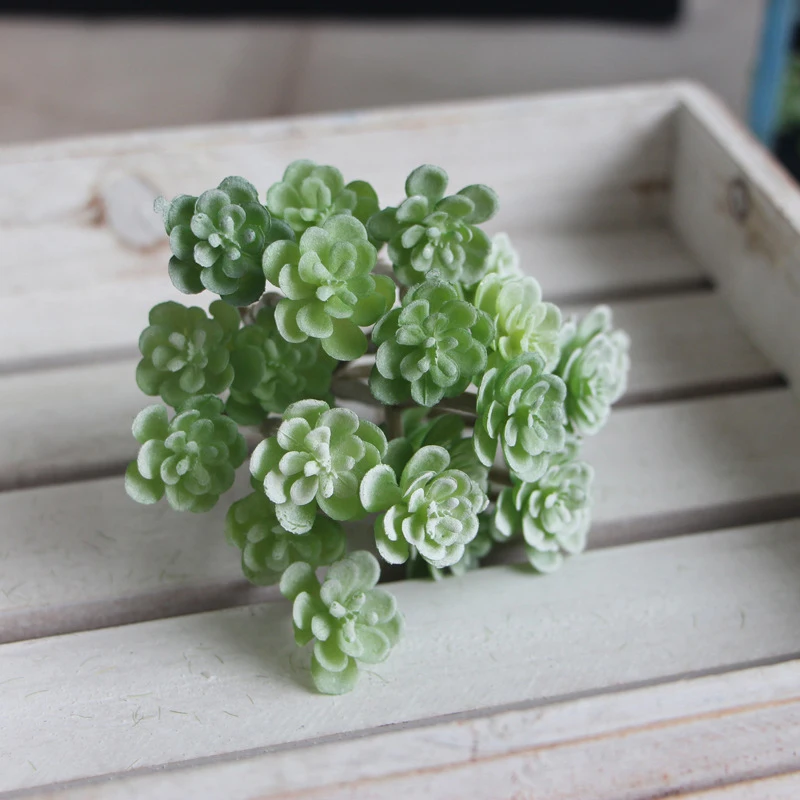

Greenery Foliage Plastic Grass Fake Leaf Artificial Plants Simulation Leaves US