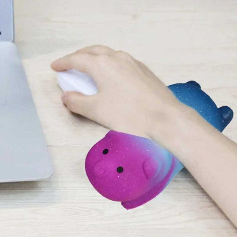 Мини-коврик для мыши с милым поросенком эргономичный коврик эффектом памяти в