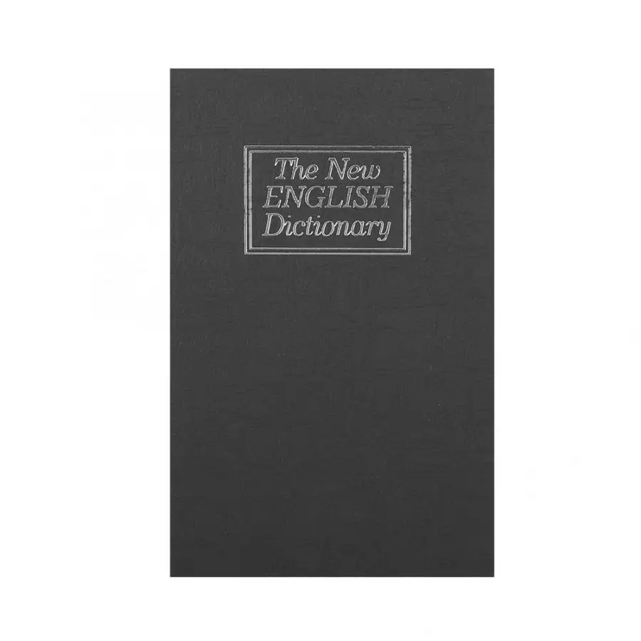 Storage Box Black English Dictionary Safe Money Jewelry Collection Case with 2Keys jewelery box | Безопасность и защита