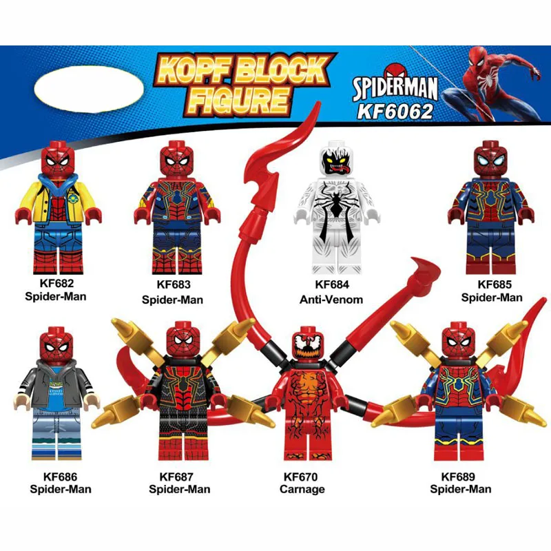 Супер Герои Мстители Человек паук анти Веном Капитан Америка экшн коллекция для