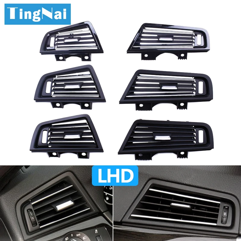 LHD Front Left Right Side Chrome AC Air Vent Grid Cover For BMW 5 Series F10 F11 F18 520i 523i 525i 528i 535i | Автомобили и