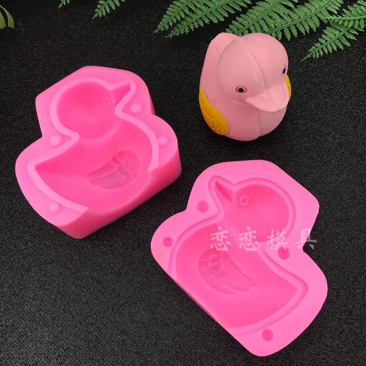 Мультфильм 3D утенок силиконовые формы DIY сахара шоколада выпечки пудинг мусс для